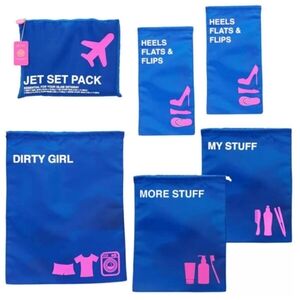 Macbeth Collection Jet Set Pack 5 Travel Packing Cubes Organizing NEVER USED